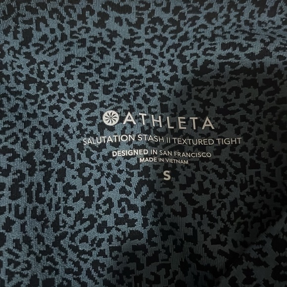 blue printed athleta leggings - Picture 4 of 4